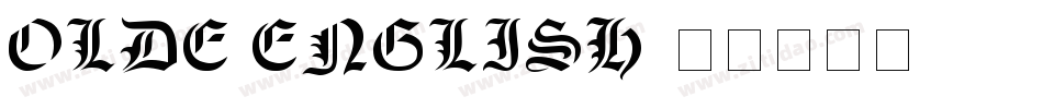 Olde English字体转换